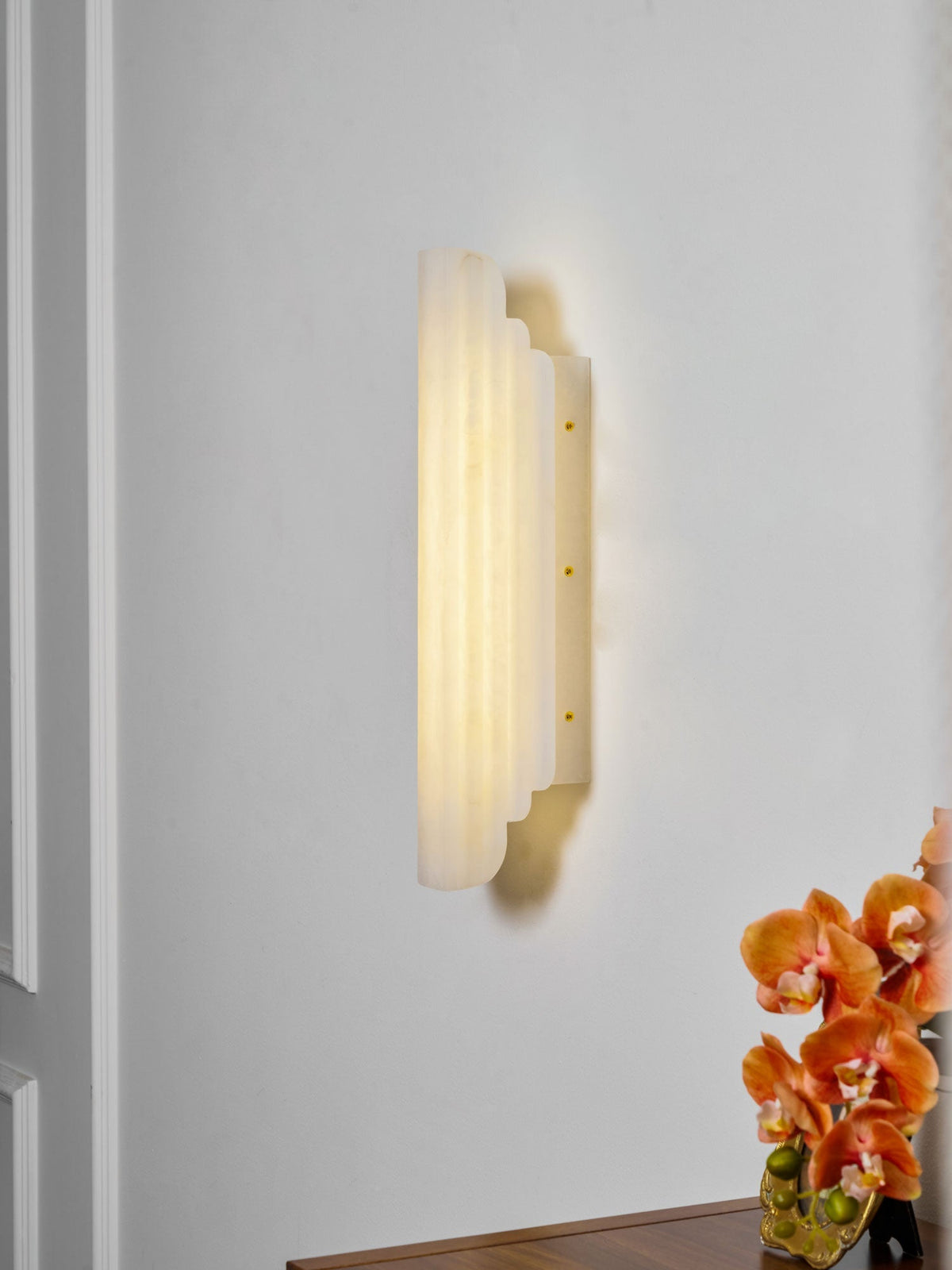 Idasha Alabaster Indoor Wall Light