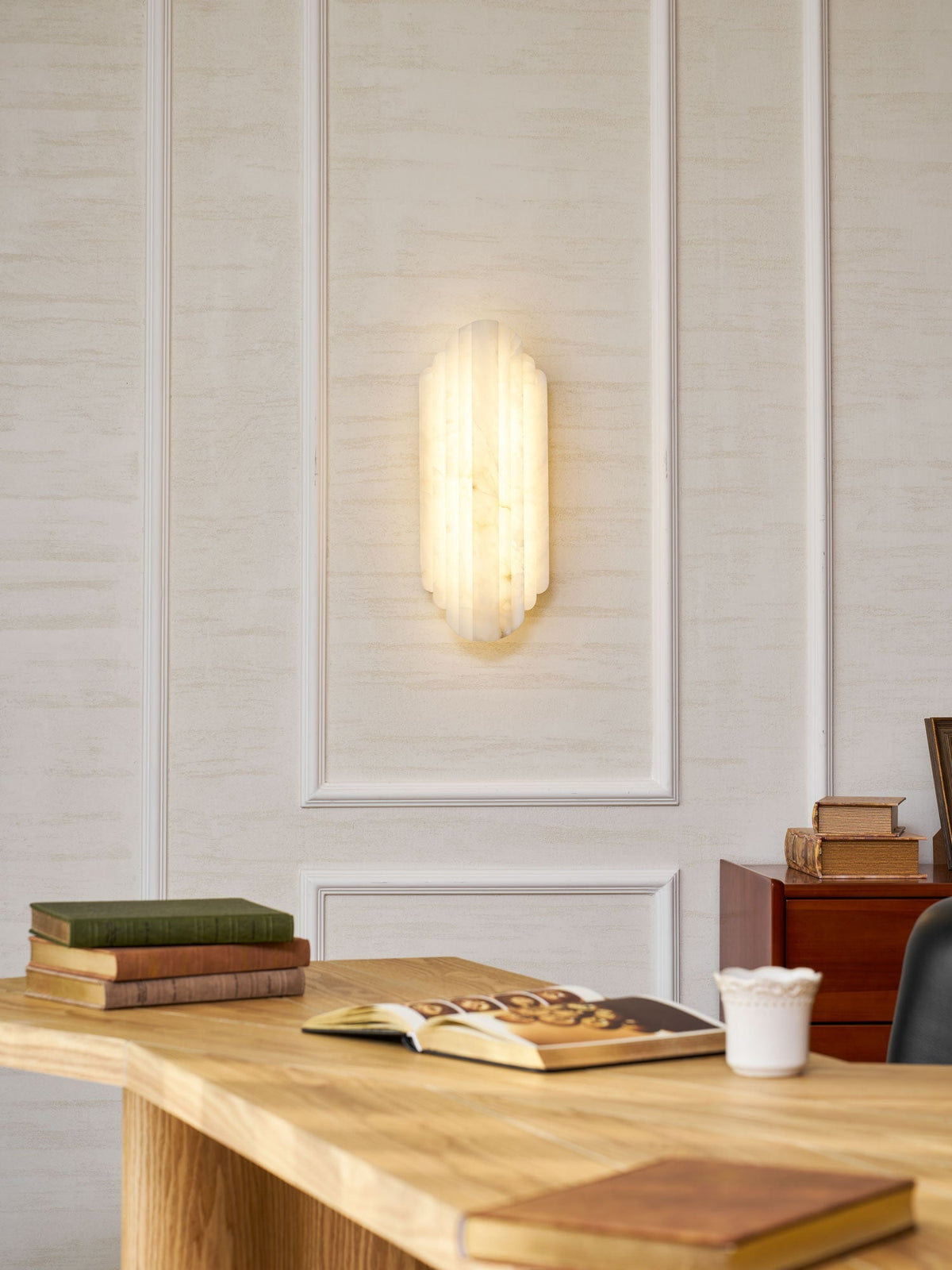 Idasha Alabaster Indoor Wall Light