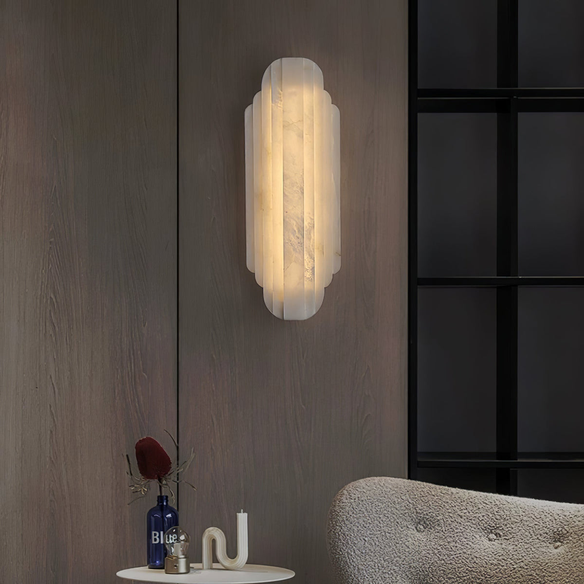 Idasha Alabaster Indoor Wall Light
