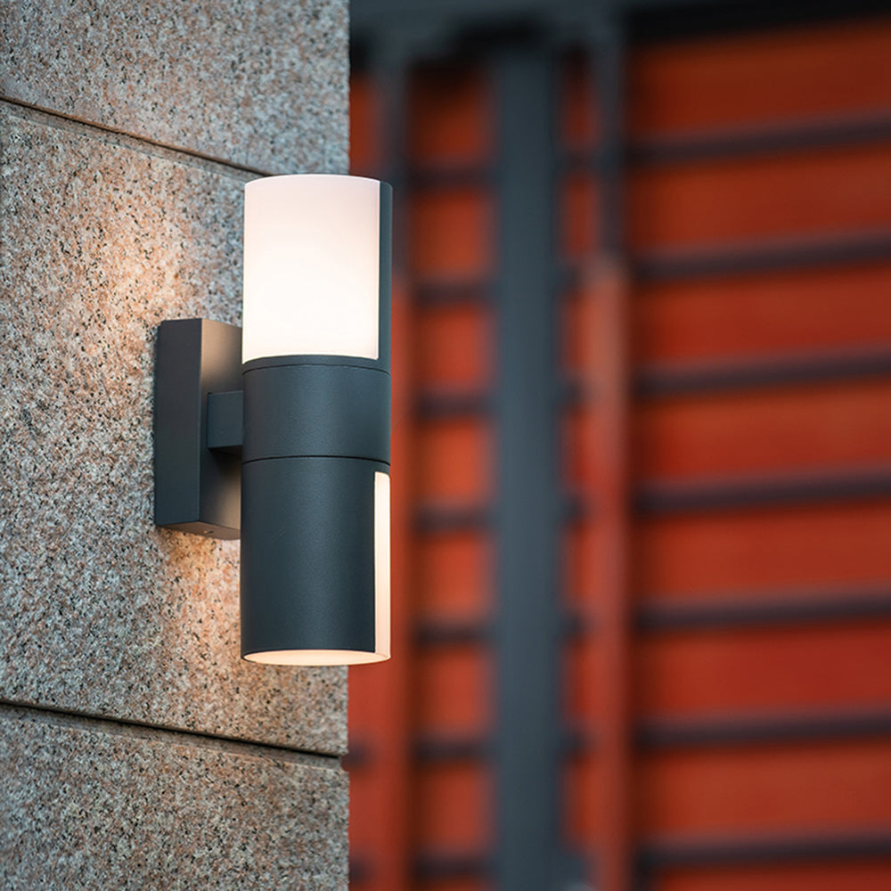 Ray Modern Cylindrical Metal Acrylic Rotatable Outdoor Waterproof Wall Lamp - Lamp Outdoor