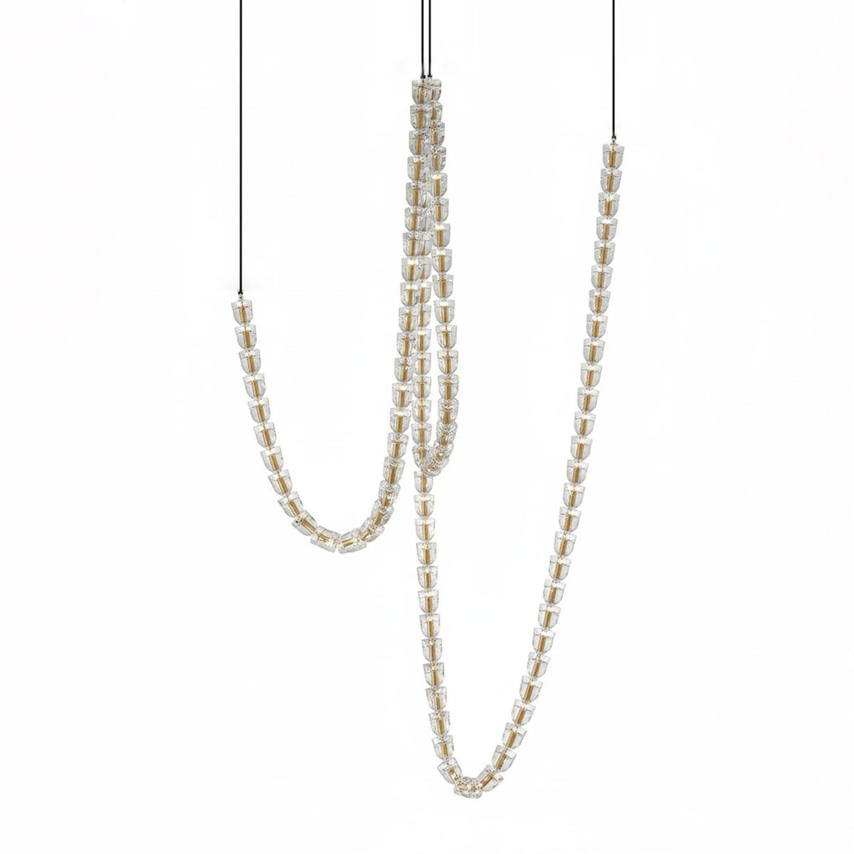 Nexus Gold Crystal Chandelier