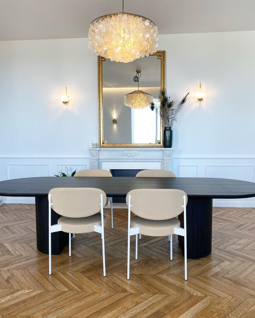 Rivena Pendant Lamp Round Shell Ring