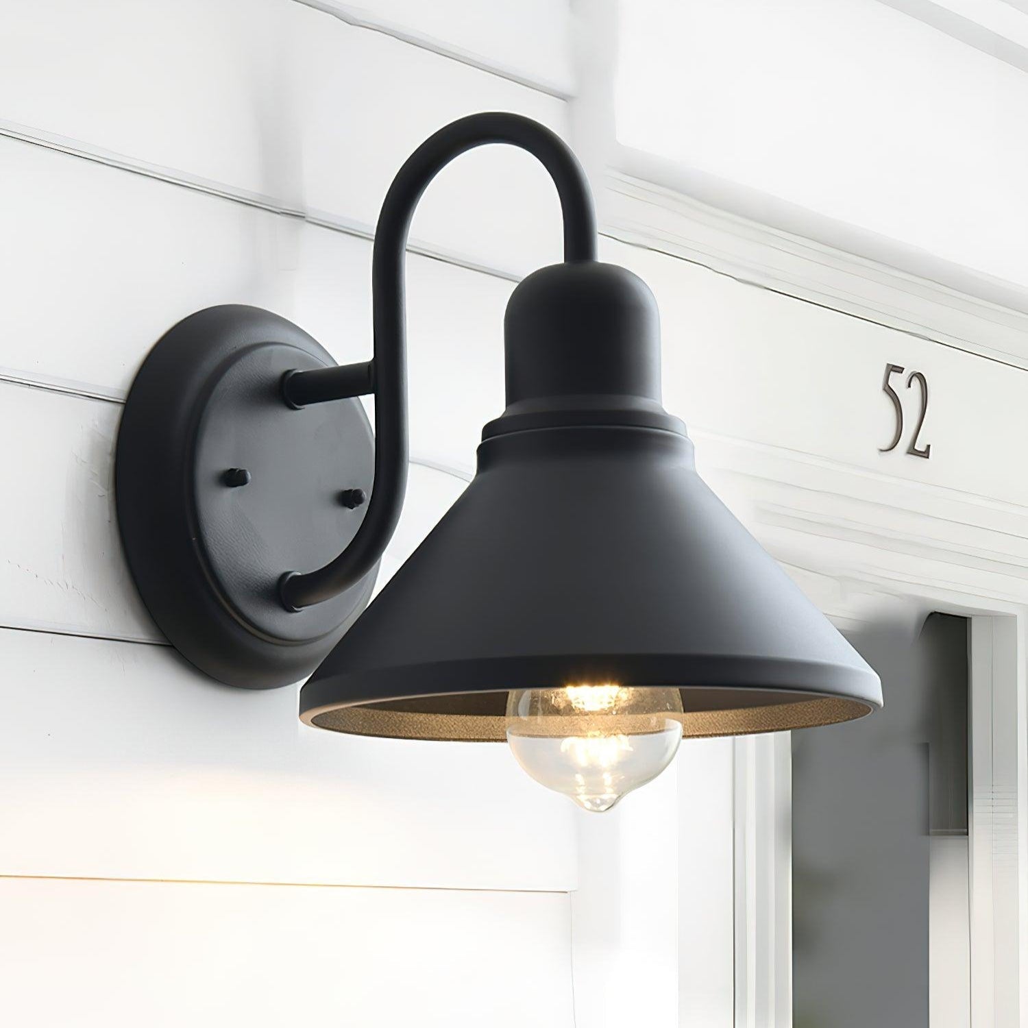 Elion Vintage Cone-shaped Ourdoor Wall Lamp