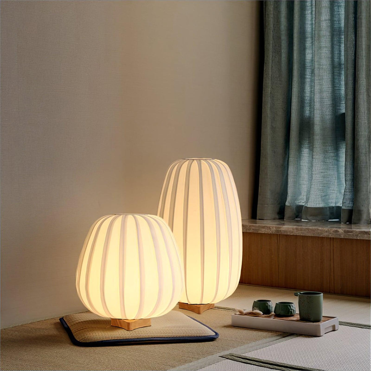 Elenor Fabric Minimalist Table Lamp