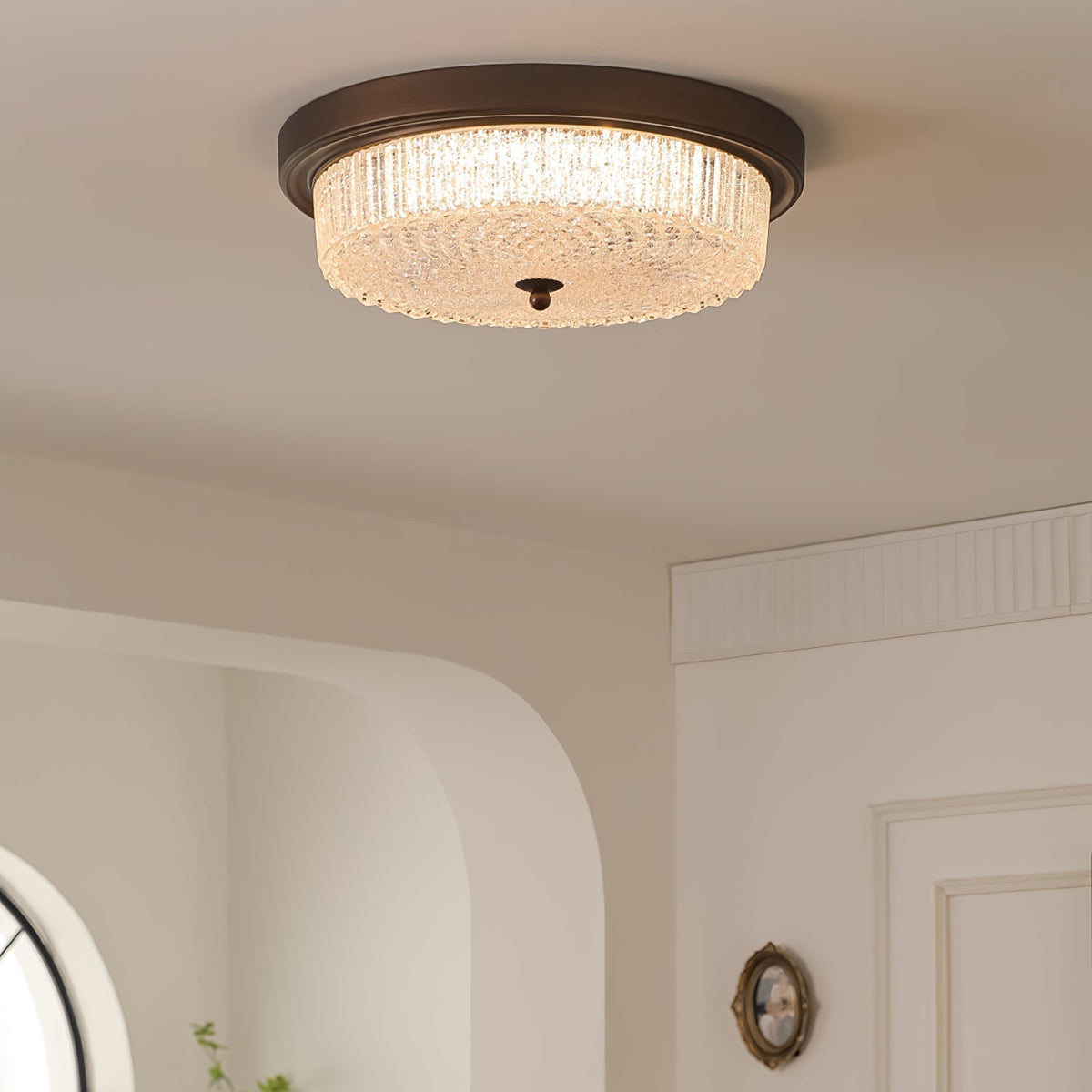 Ilsolen Nordic Art Classic Glass Ceiling Lamp