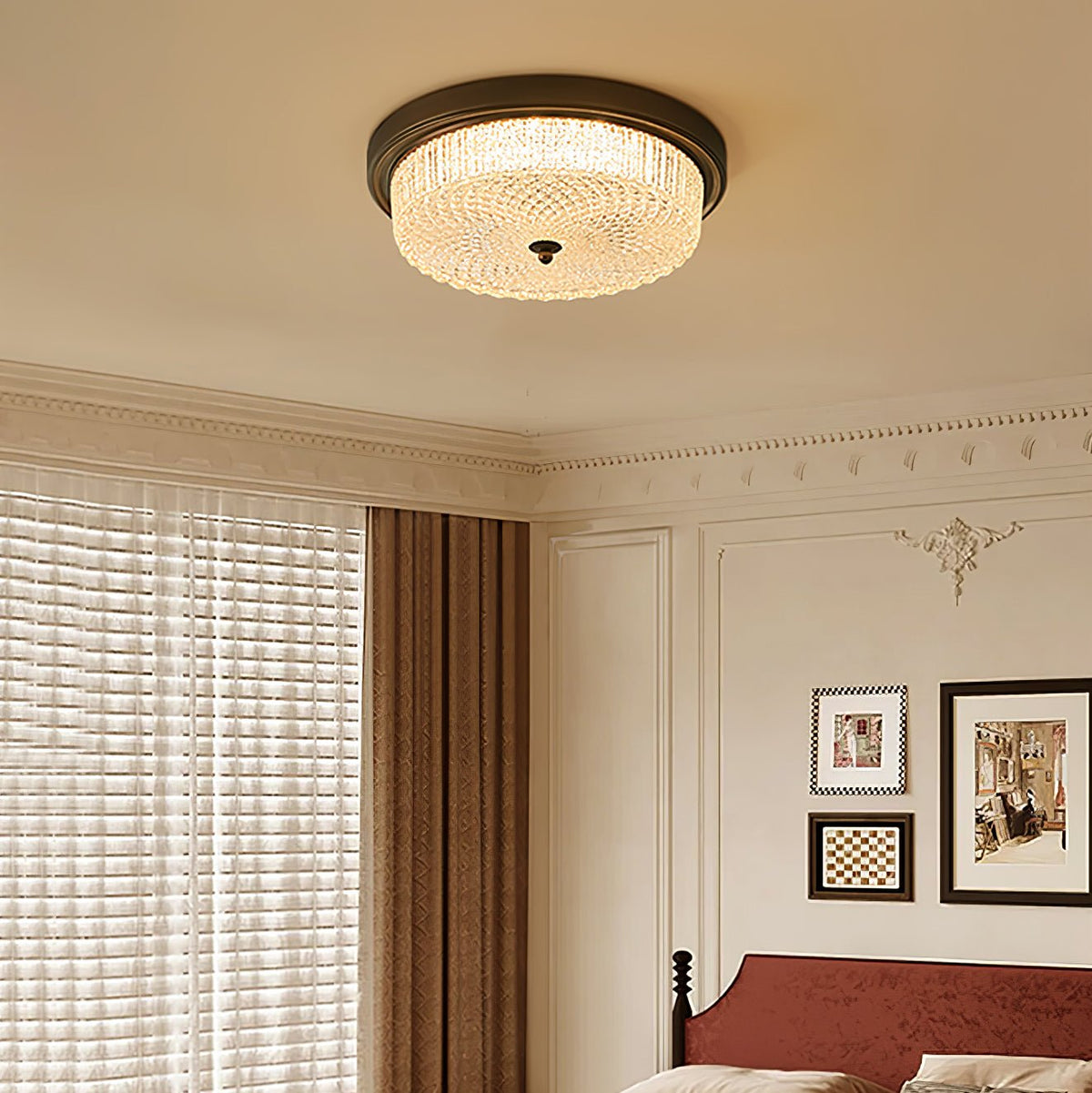 Ilsolen Nordic Art Classic Glass Ceiling Lamp