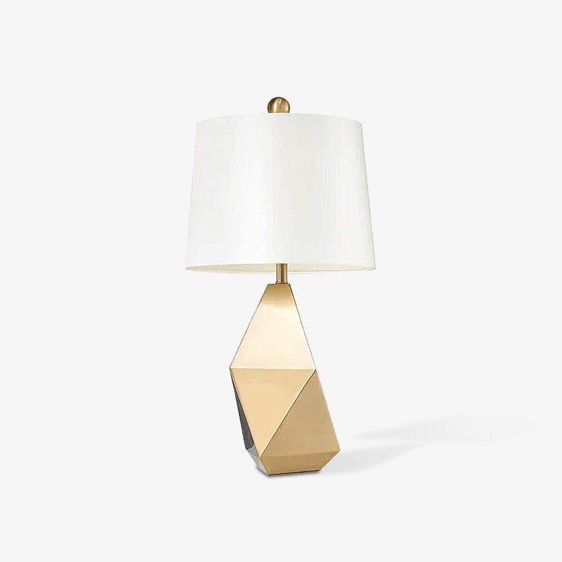 Vosilis Modern Minimalist Faceted Fabric Table Light