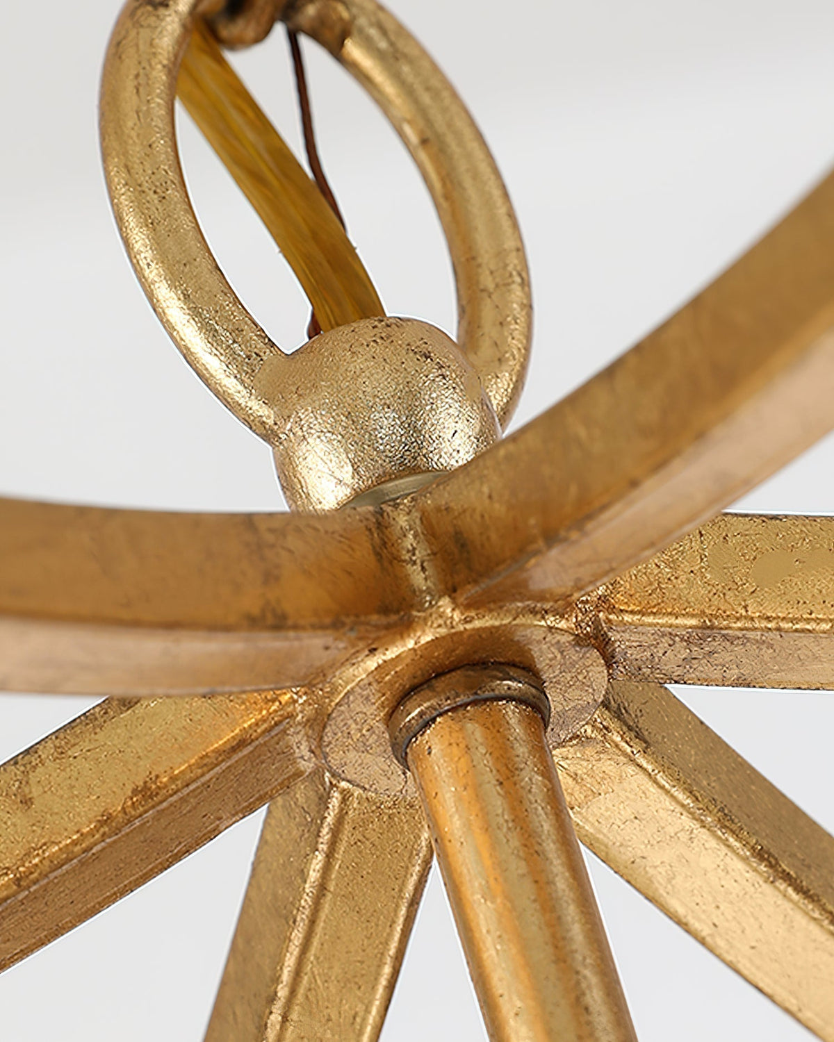 Niroxa Chandelier Gold Lantern Frame