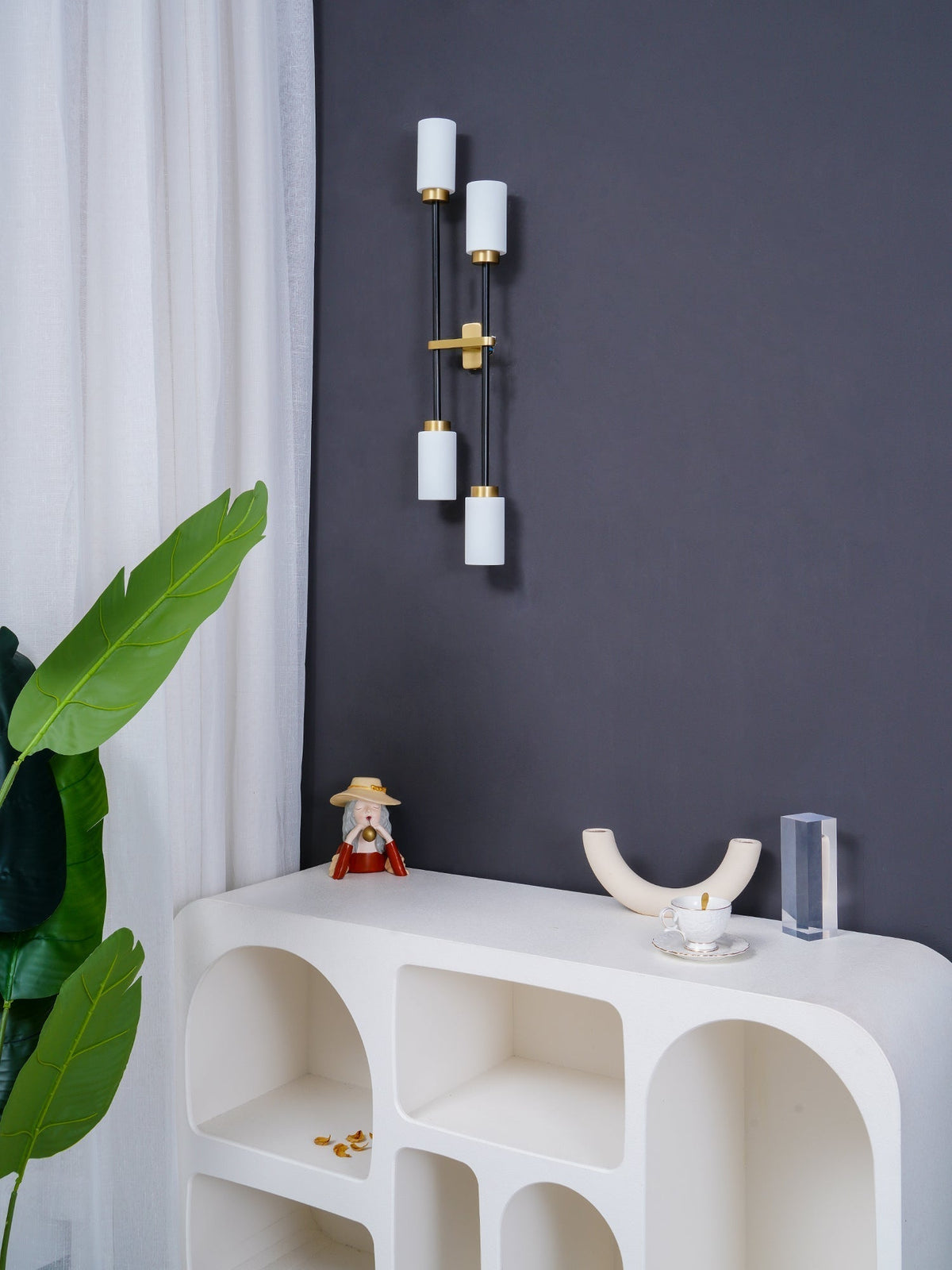 Rowan Wall Lamp Cylinder Glass Linear