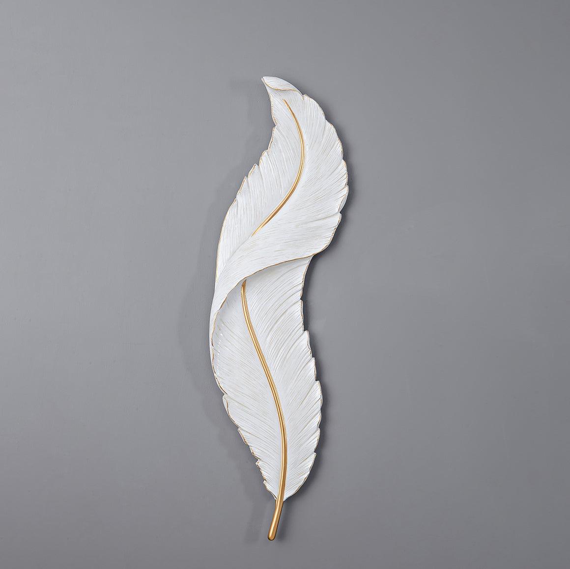 Arvess Individual Creativity Feather Resin Wall Lamp