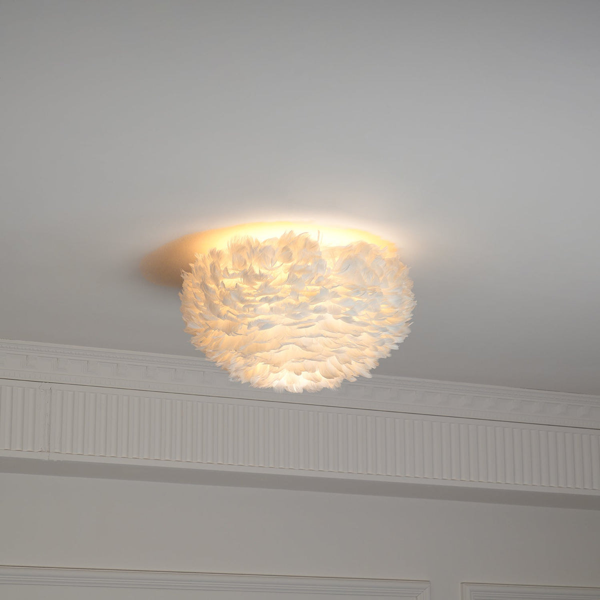 Zalore Premium Nordic Art Feathered Ceiling Lamp