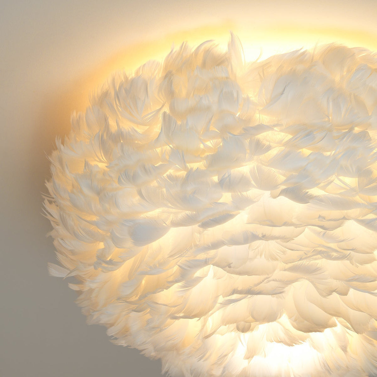 Zalore Premium Nordic Art Feathered Ceiling Lamp