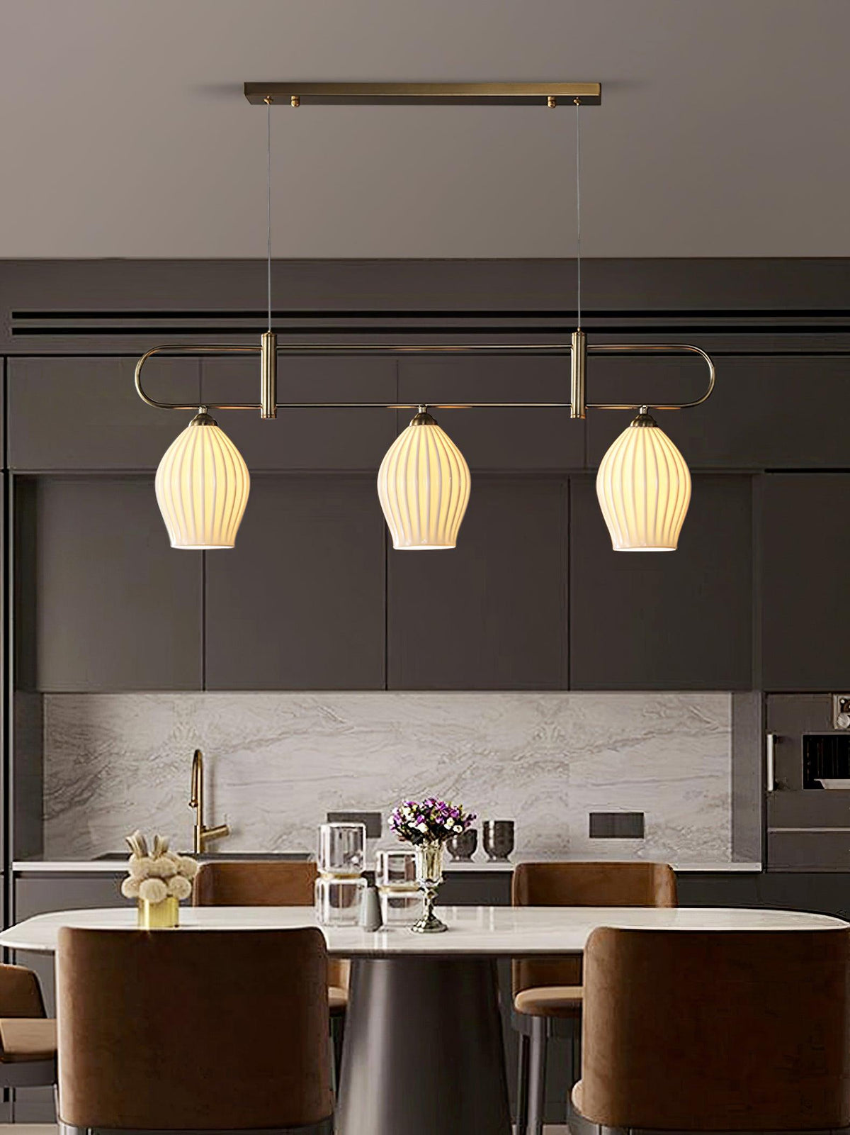 Arlirir Modern Minimalist Art Ceramic Pendant Light