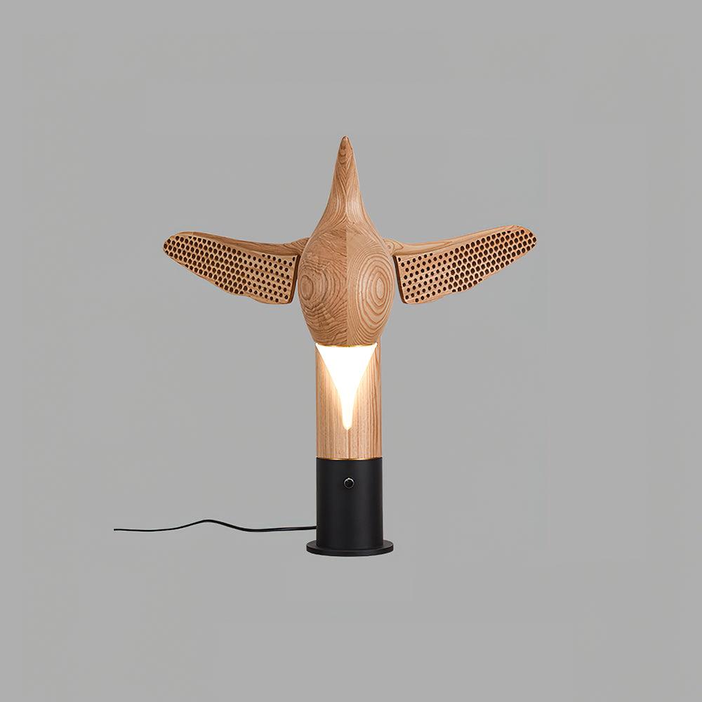 Sylueria Contemporary Wood Table Lamp