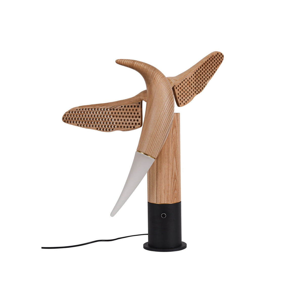 Sylueria Contemporary Wood Table Lamp