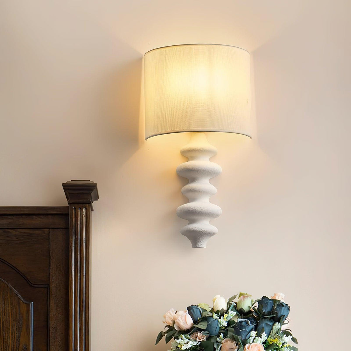 Lineella Nordic Art Fabric Sconce Wall lamp