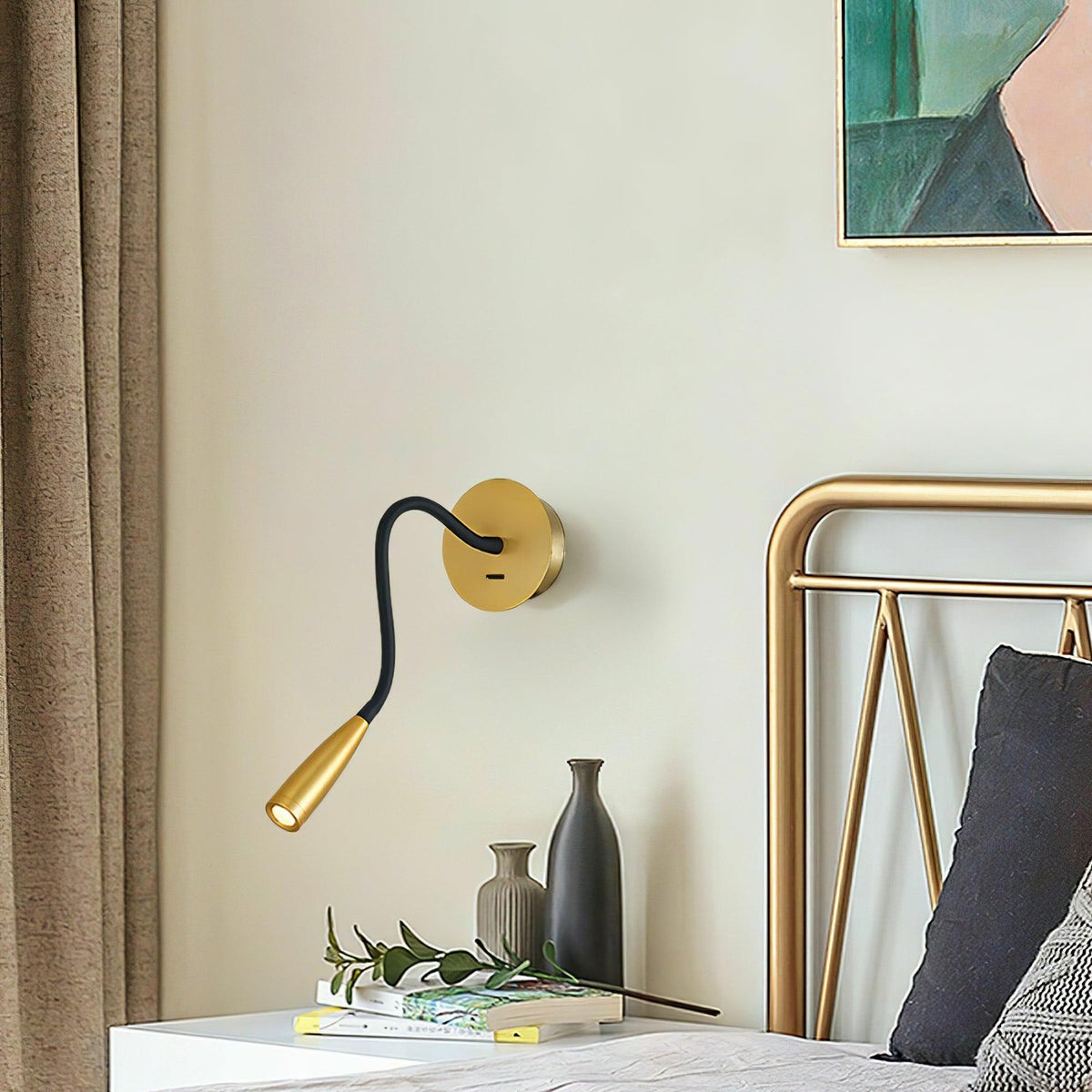 Rivanelle Modern Minimalist Plug-in Wall Light