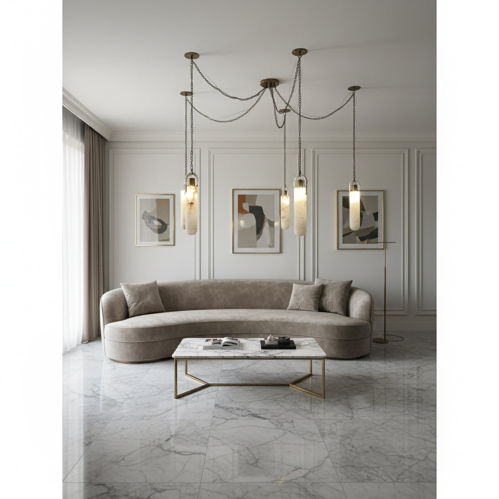 Hagan Alabaster Pendant Light