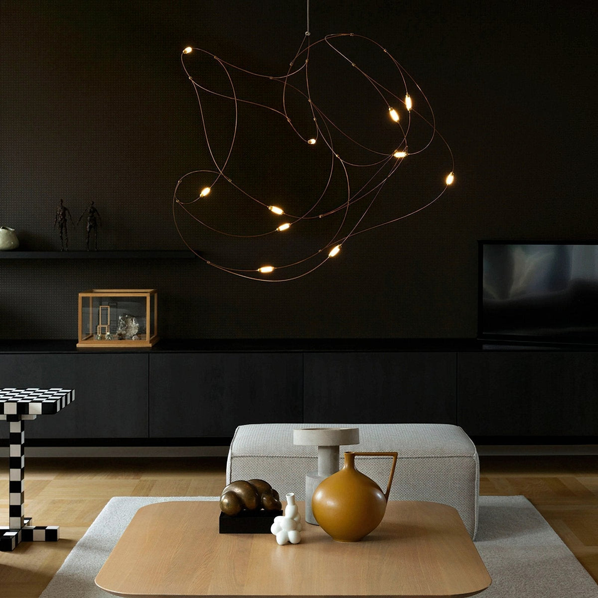 Celes Steel Minimalistic Pendant Light
