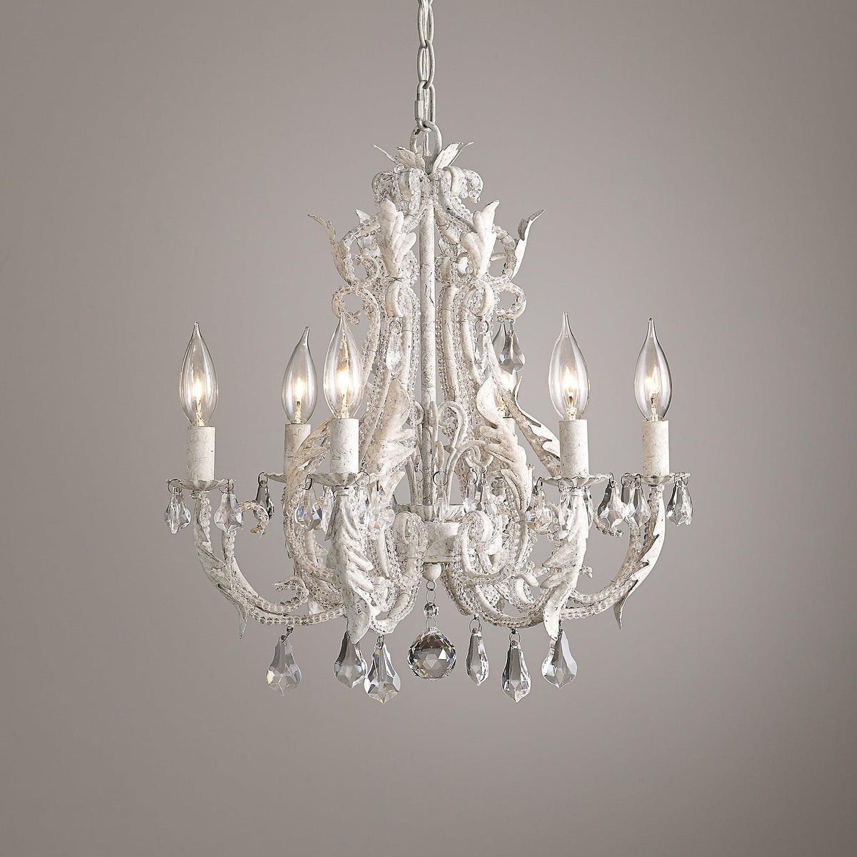 Yuna Pendant Lamp Candle Holder Crystal Beads