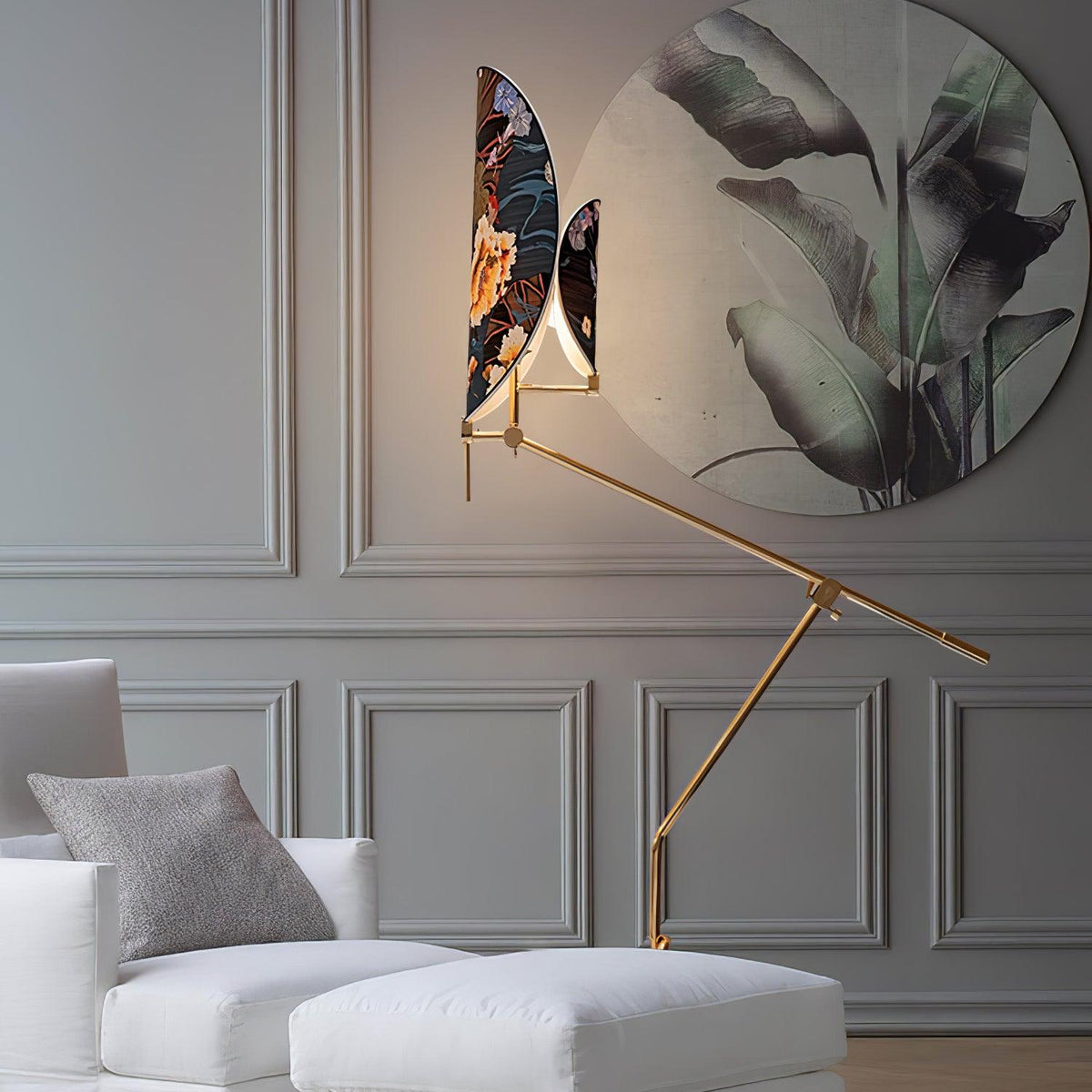 Unexin Brass Floor Lamp