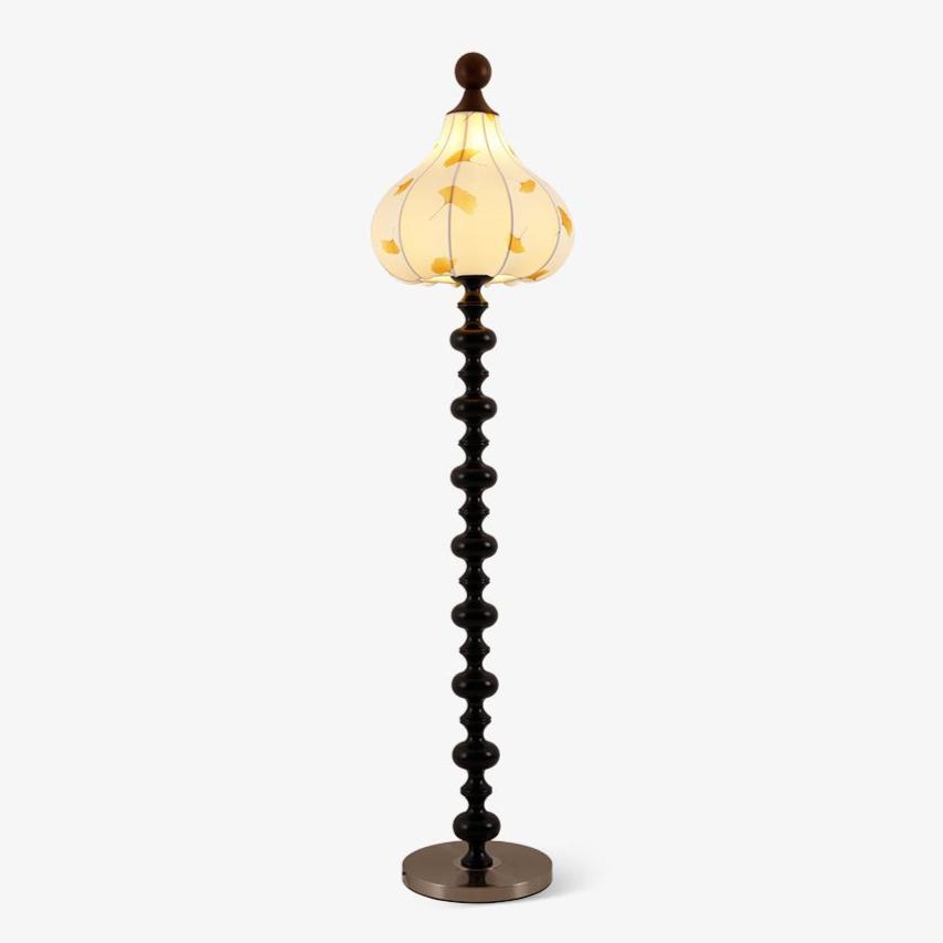 Gagell Wood Fabric Elegant Floor Lamp