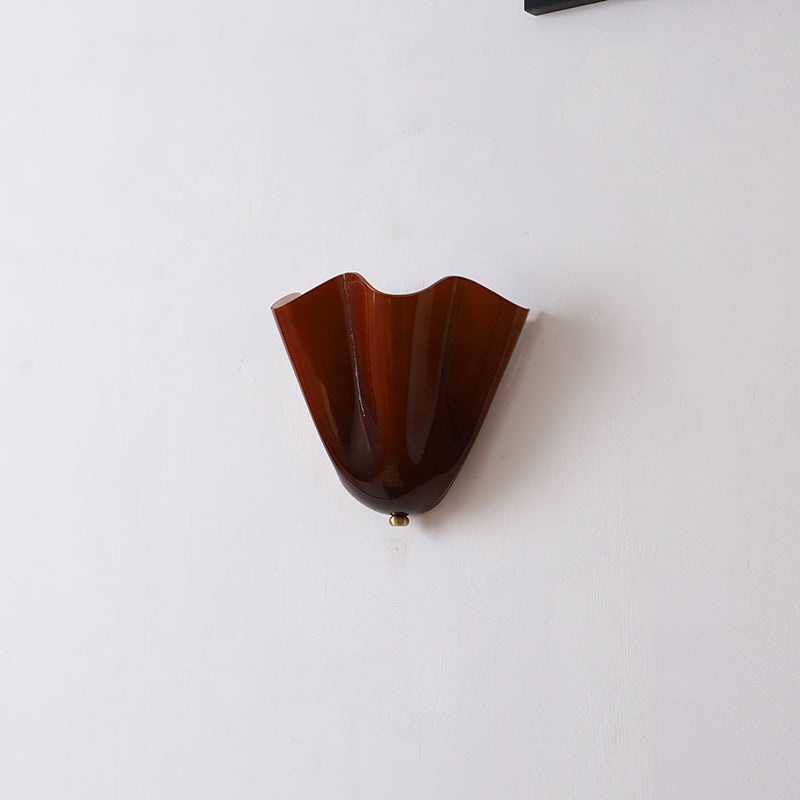 Zejel Flower Glass Indoor Wall Light