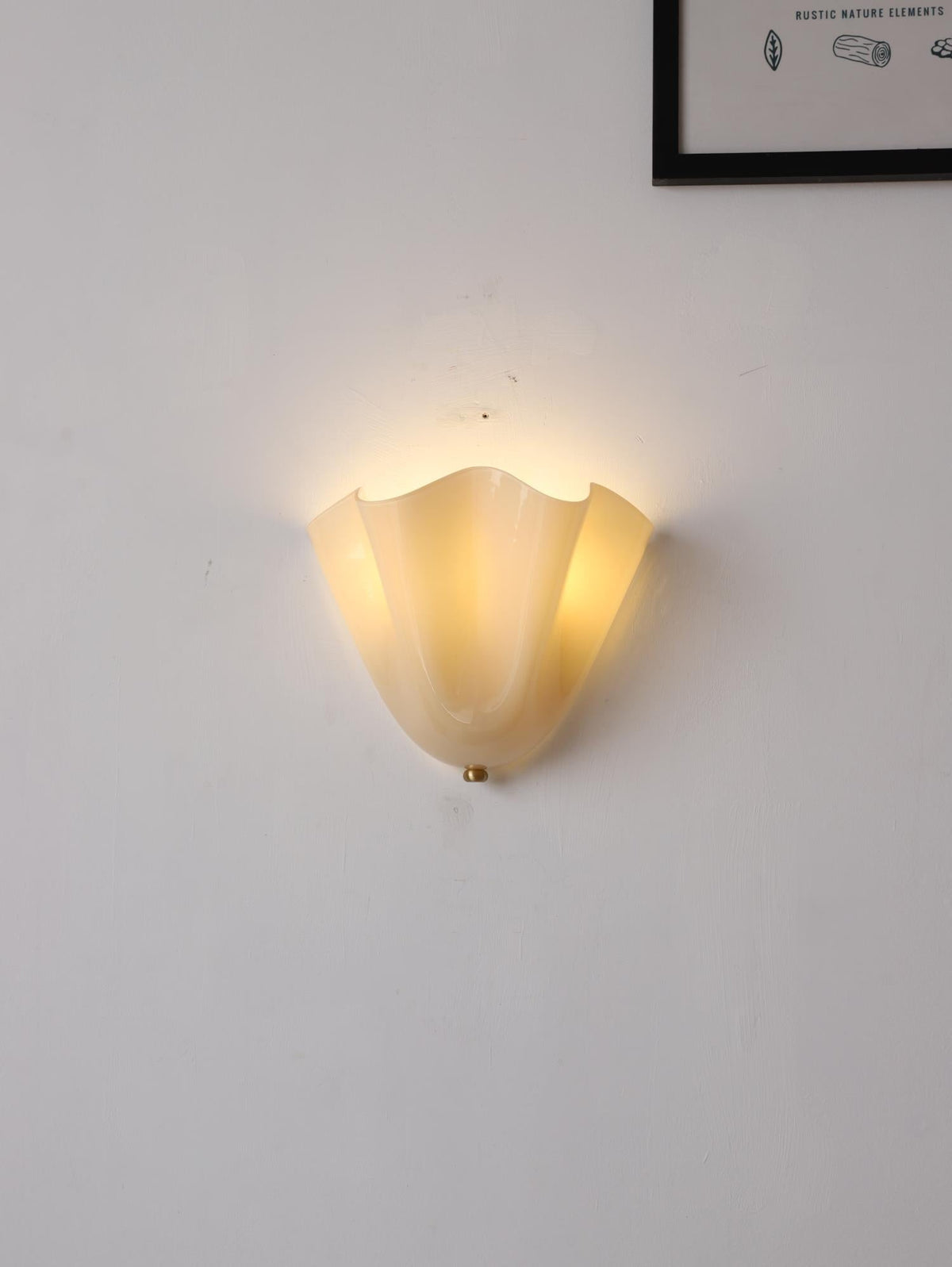 Zejel Flower Glass Indoor Wall Light