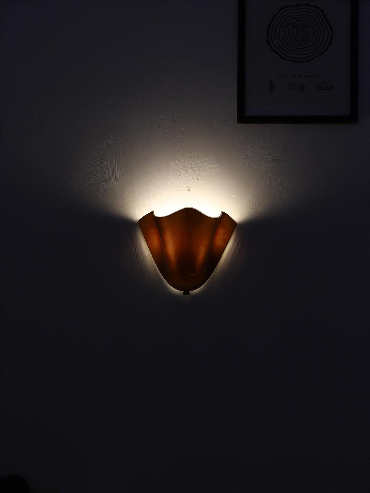 Zejel Flower Glass Indoor Wall Light