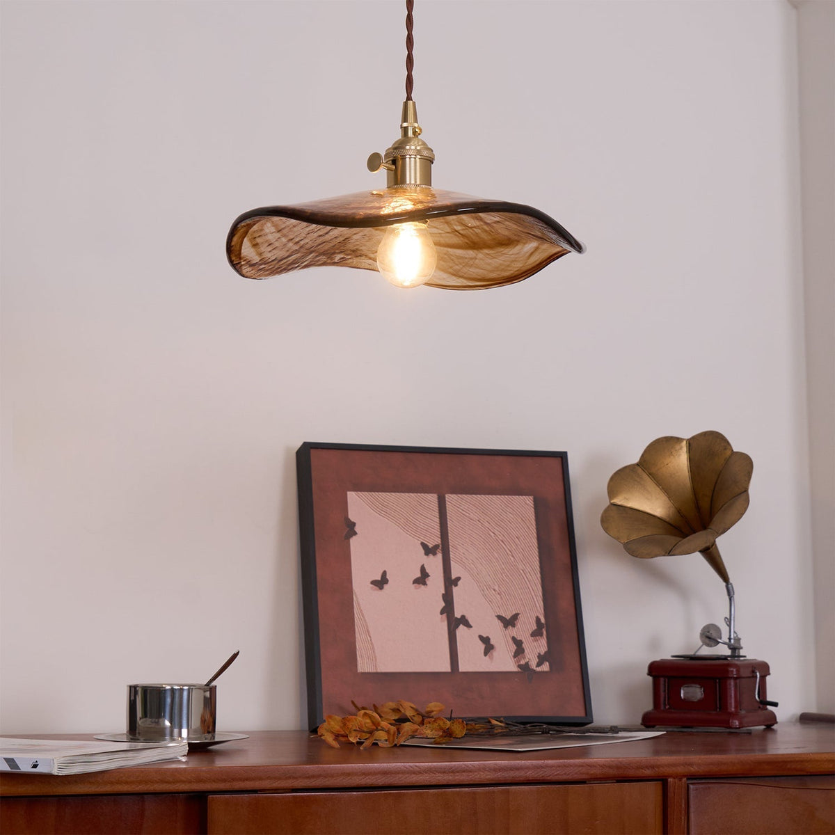 Celorise Glass Light Luxury Pendant Light