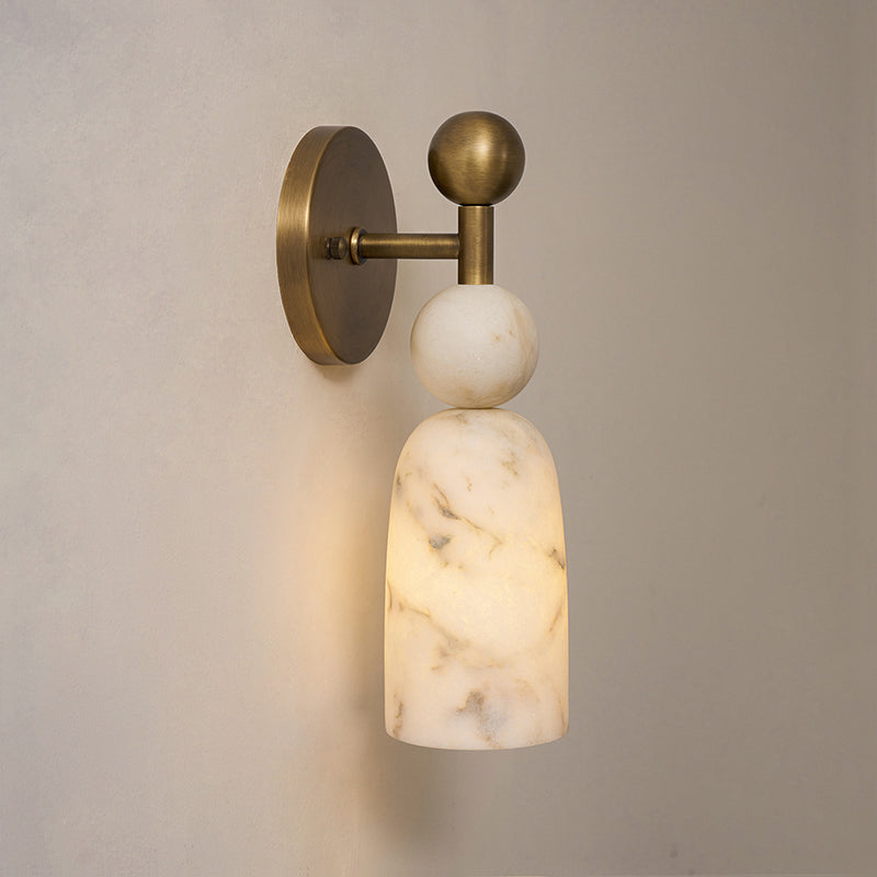 Zabel Alabaster Indoor Wall Light