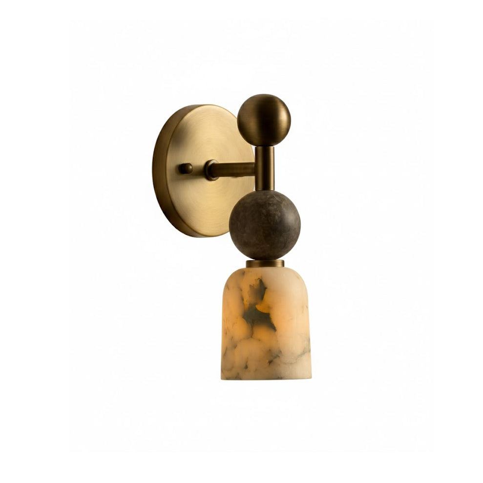 Zabel Alabaster Indoor Wall Light