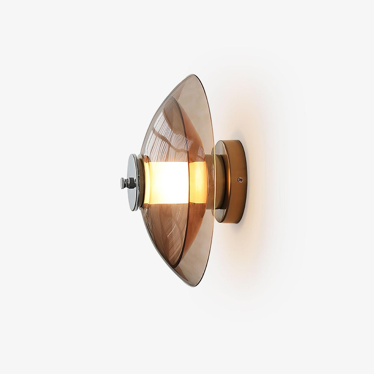 Vasolir Flying Saucer Chrome Wall Light