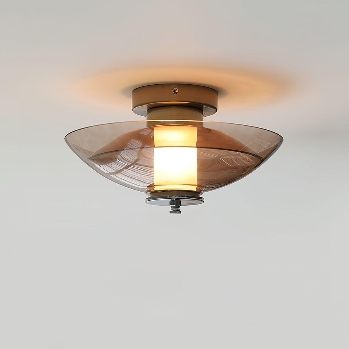 Vasolir Flying Saucer Chrome Wall Light