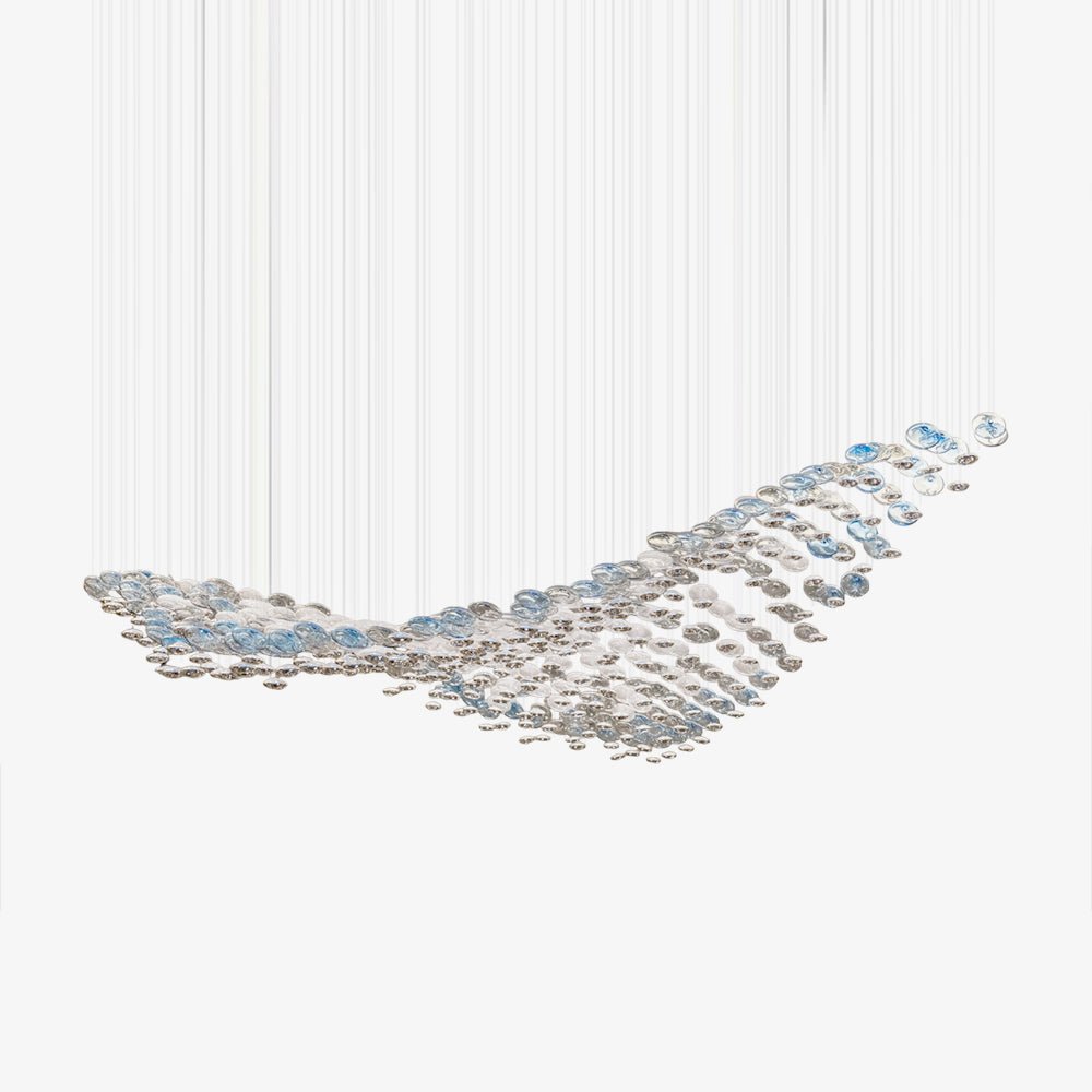 Ilvyniel Crystal Wave Chandelier