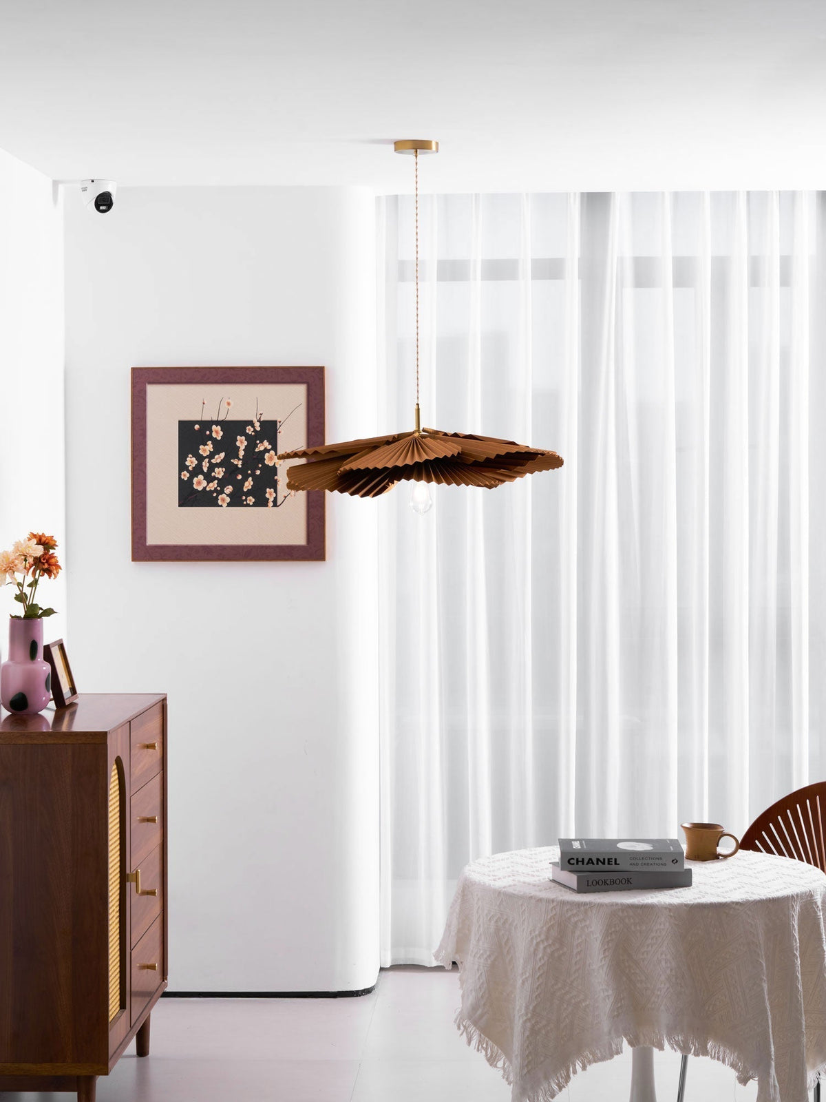 Wilto Pendant Lamp Lotus Leaf Folded Paper Floral