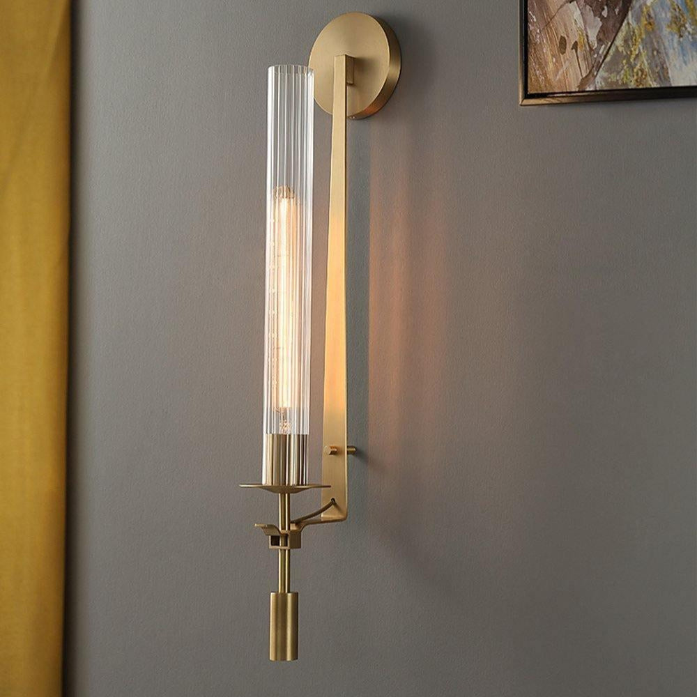Sienna Glass Indoor Wall Lamp Farmhouse