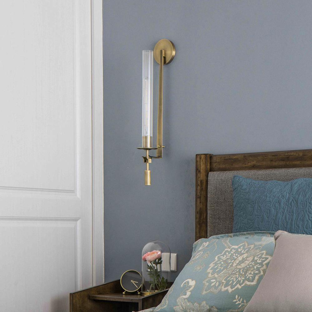 Sienna Glass Indoor Wall Lamp Farmhouse