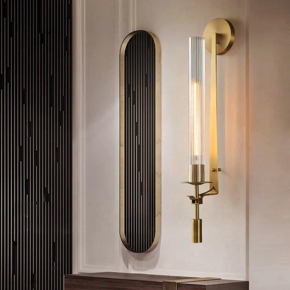 Sienna Glass Indoor Wall Lamp Farmhouse