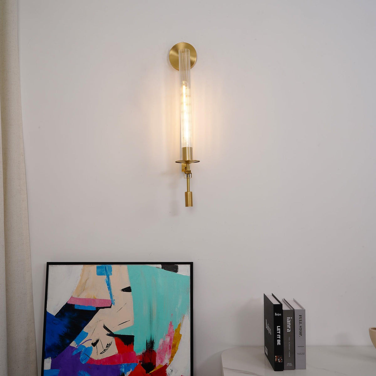 Sienna Glass Indoor Wall Lamp Farmhouse