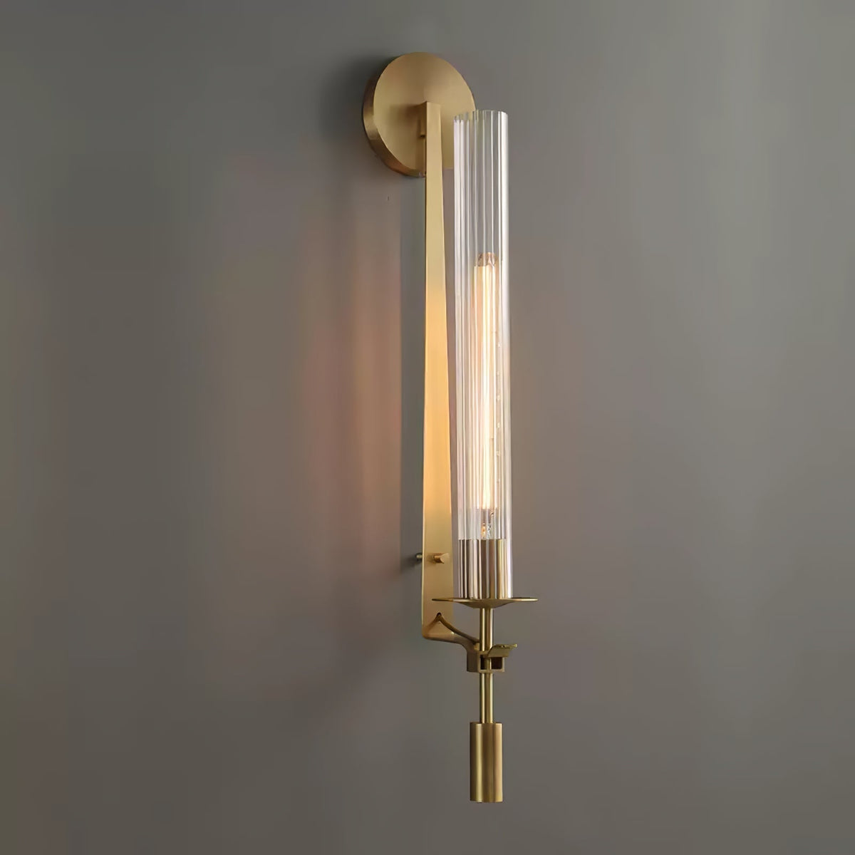 Sienna Glass Indoor Wall Lamp Farmhouse