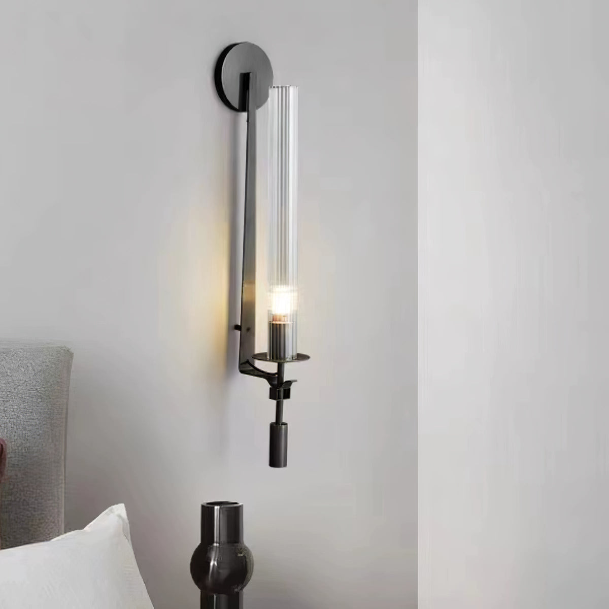 Sienna Glass Indoor Wall Lamp Farmhouse