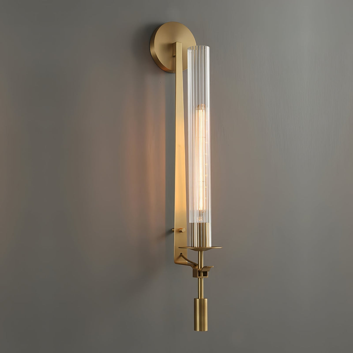 Sienna Glass Indoor Wall Lamp Farmhouse