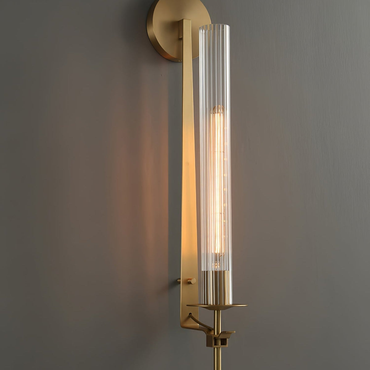 Sienna Glass Indoor Wall Lamp Farmhouse