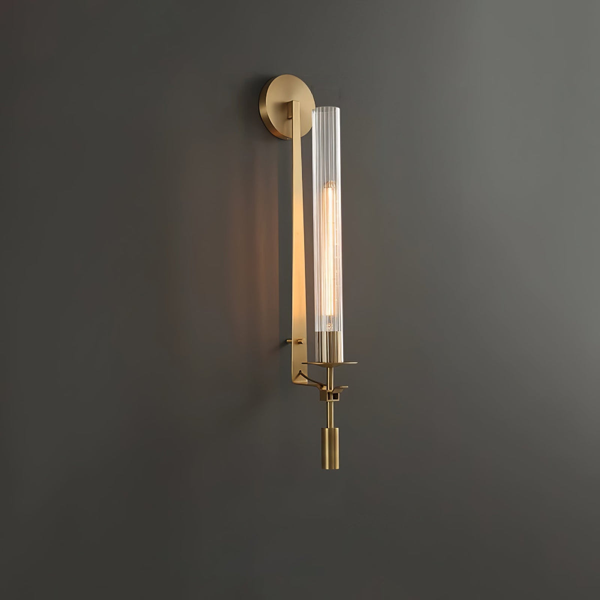 Sienna Glass Indoor Wall Lamp Farmhouse
