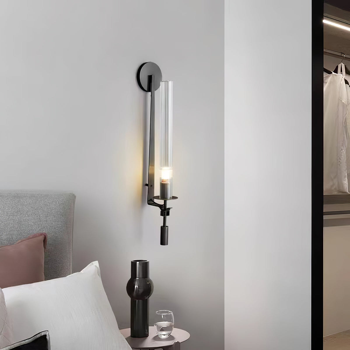 Sienna Glass Indoor Wall Lamp Farmhouse