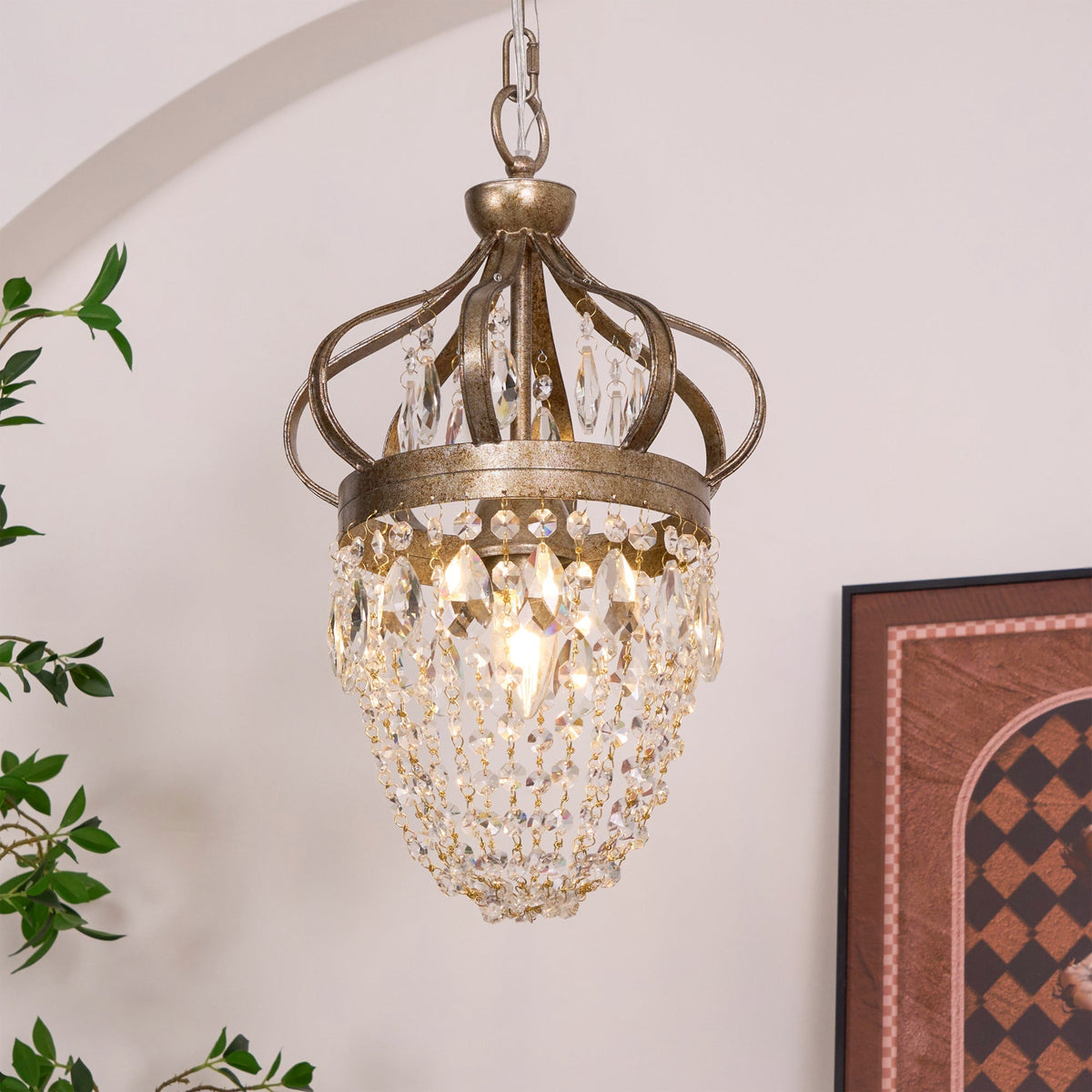 Yimae Tear Drop Chandelier