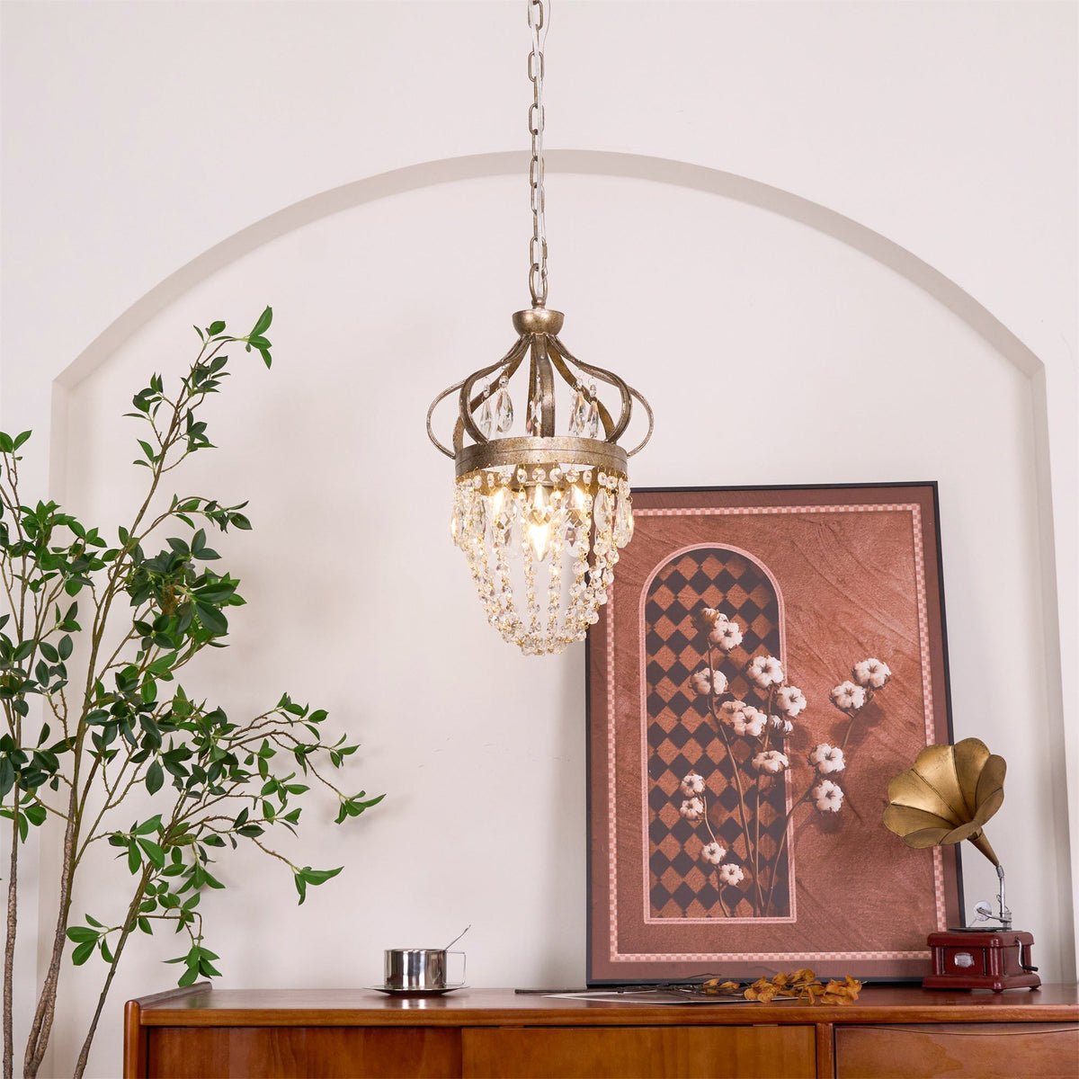 Yimae Tear Drop Chandelier