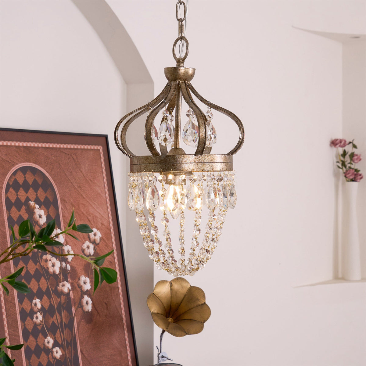 Yimae Tear Drop Chandelier