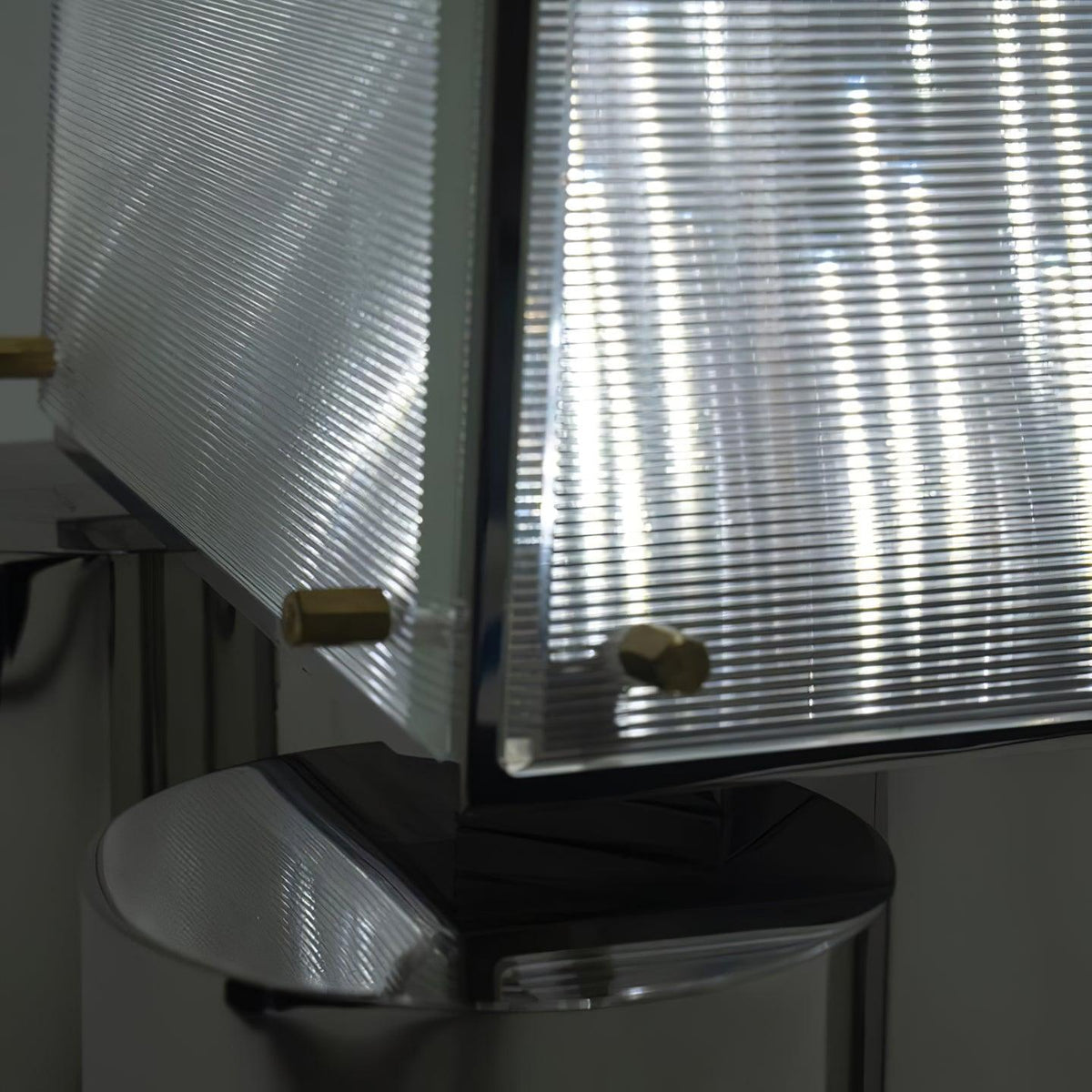 Velelira Modern Glass Floor Lamp